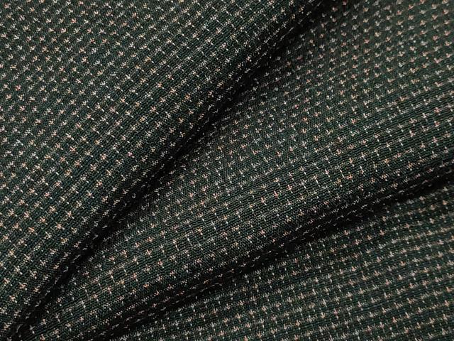 平和屋着物●男性　本塩沢　蚊絣　正絹　逸品　CABK2318gh
