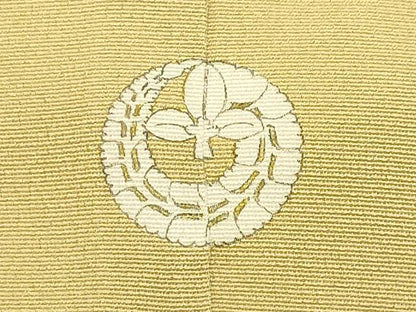平和屋着物●訪問着　竹屋町刺繍　桐草花文　金彩　正絹　逸品　CABK2331gh