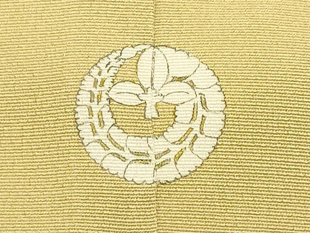 平和屋着物●訪問着　竹屋町刺繍　桐草花文　金彩　正絹　逸品　CABK2331gh