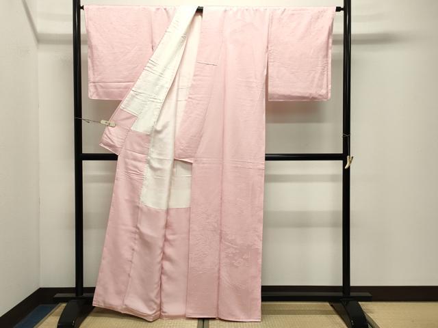 平和屋着物●無地絵羽訪問着　香寿苑　渡船地紋　虹色　金糸　反端付き　正絹　逸品　未使用　CABK2334gh