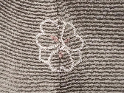 平和屋着物●訪問着　総刺繍　舞花文　暈し染め　金糸　正絹　逸品　未使用　CABK2357gh