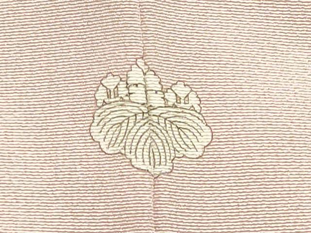 平和屋着物●訪問着　友禅　作家物　草花文　暈し染め　金銀彩　正絹　逸品　CABK2368gh