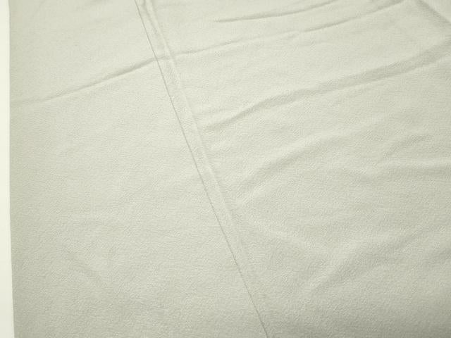 平和屋着物●上質な色無地　灰黄緑色　正絹　逸品　CABK2371gh