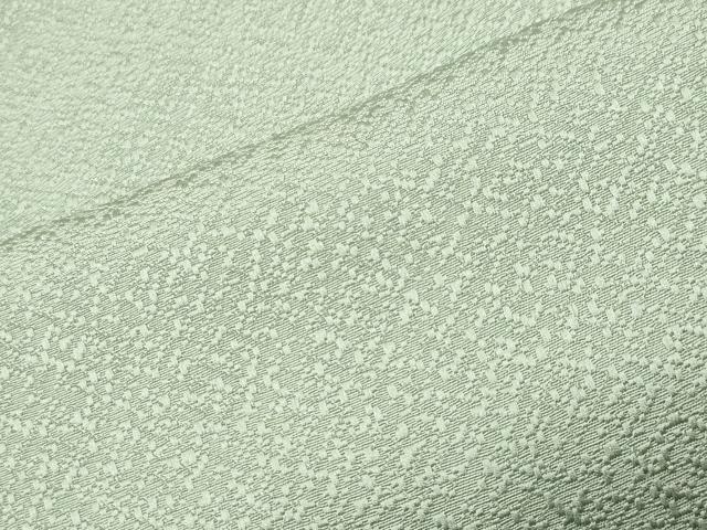 平和屋着物●上質な色無地　霞地紋　若芽色　正絹　逸品　CABK2372gh