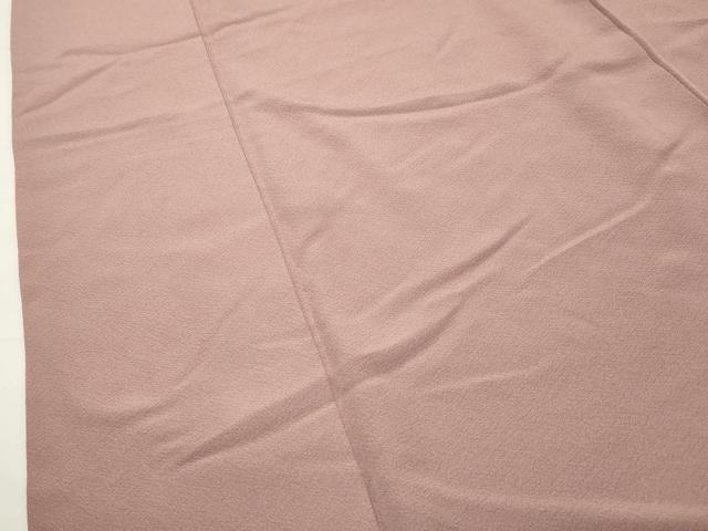 平和屋着物●上質な色無地　退紅色　正絹　逸品　CABK2374gh