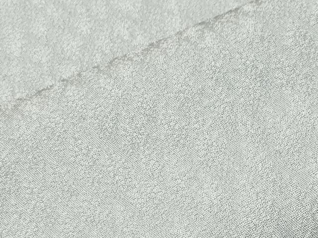 平和屋着物●上質な色無地　吉祥地紋　灰青色　正絹　逸品　未使用　CABK2378gh
