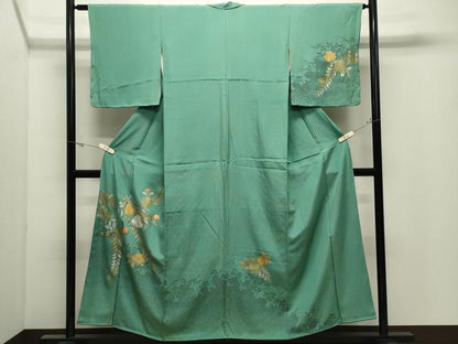 平和屋着物●訪問着　辻が花　金銀彩　正絹　逸品　CABK2384gh