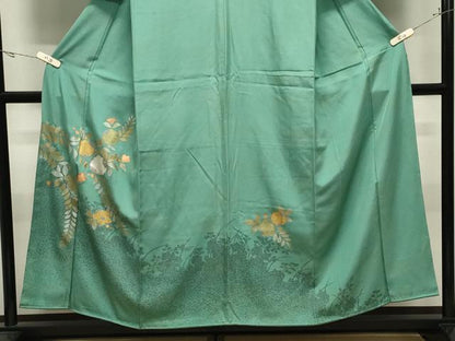 平和屋着物●訪問着　辻が花　金銀彩　正絹　逸品　CABK2384gh