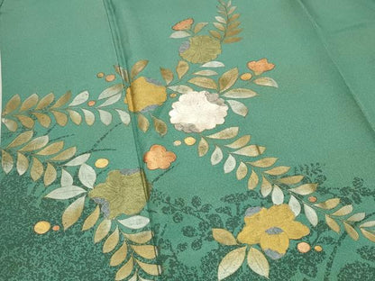 平和屋着物●訪問着　辻が花　金銀彩　正絹　逸品　CABK2384gh