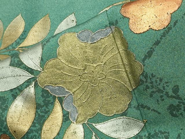 平和屋着物●訪問着　辻が花　金銀彩　正絹　逸品　CABK2384gh