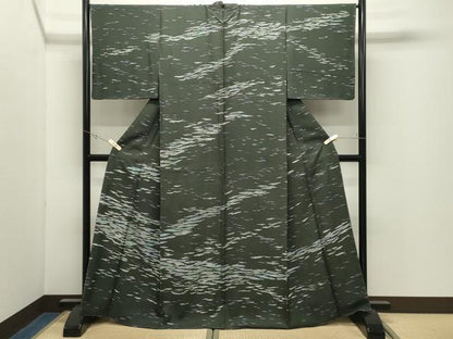 平和屋着物●訪問着　霞文　正絹　逸品　未使用　CABK2390gh