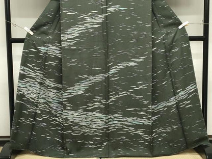 平和屋着物●訪問着　霞文　正絹　逸品　未使用　CABK2390gh