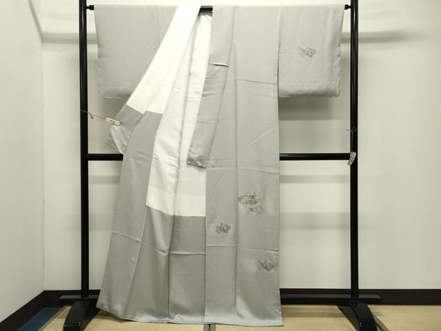 平和屋着物●中国三大刺繍　スワトウ刺繍　総刺繍　訪問着　地紙重ね花文　正絹　逸品　CABK2401gh