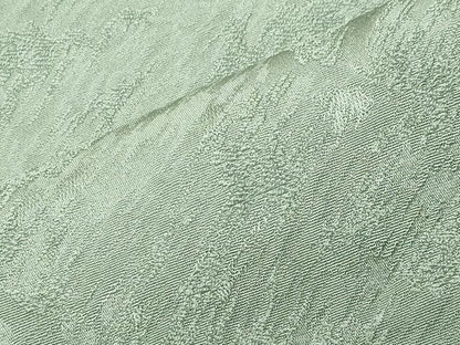 平和屋着物●上質な色無地　霞地紋　薄青色　正絹　逸品　CABK2406gh