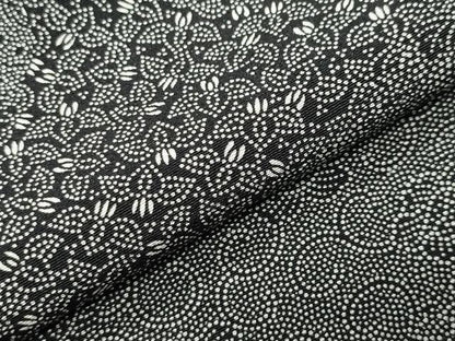 平和屋着物●江戸小紋　寄せ小紋柄　黒地　ますいわ屋扱い　正絹　逸品　CABK2416gh
