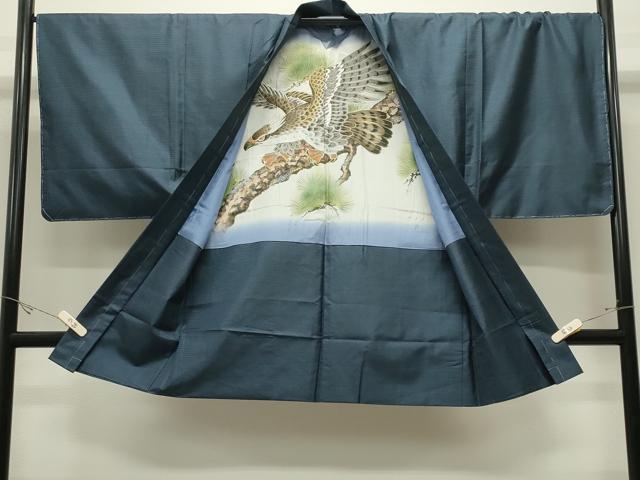 平和屋着物●男性　本場大島紬　アンサンブル　100亀甲　総詰め　正絹　逸品　未使用　CABK2420gh