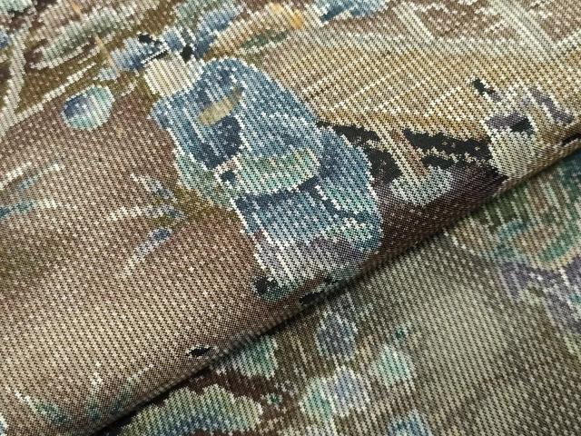 平和屋着物●本場大島紬　7マルキ　総絣　人物風景文　正絹　逸品　CABK2422gh