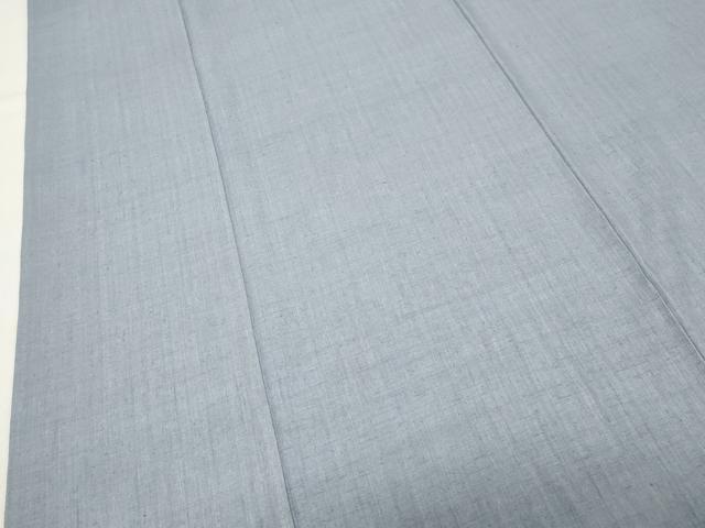 平和屋着物●本場結城紬　重要無形文化財　色無地　秘色色　正絹　逸品　CABK2446gh