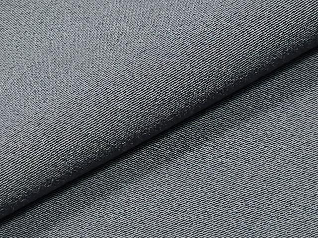 平和屋着物●上質な色無地　墨色　正絹　逸品　未使用　CABK2452gh