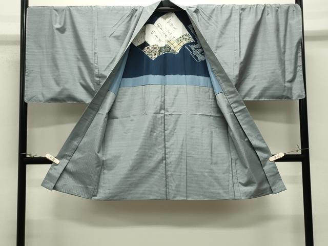 平和屋着物●男性本場大島紬アンサンブル100亀甲総詰め　宮脇廉太郎商店謹製　証紙付き　キングサイズ　正絹　逸品　未使用　CABK2465gh