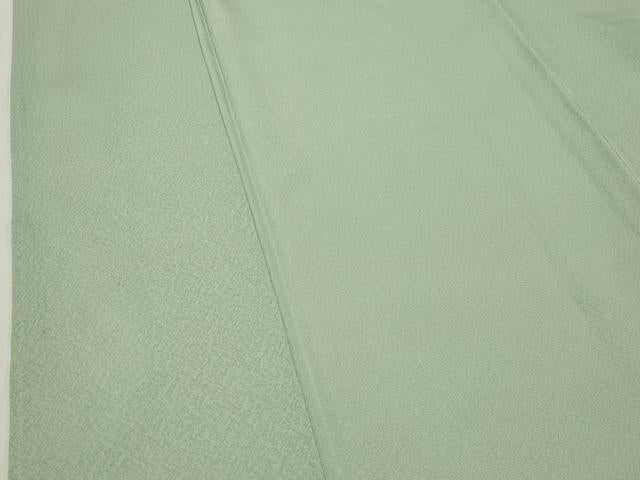 平和屋着物●上質な色無地　裏葉柳色　正絹　逸品　CABK2473gh