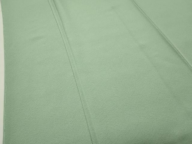 平和屋着物●上質な色無地　裏葉柳色　正絹　逸品　未使用　CABK2475gh