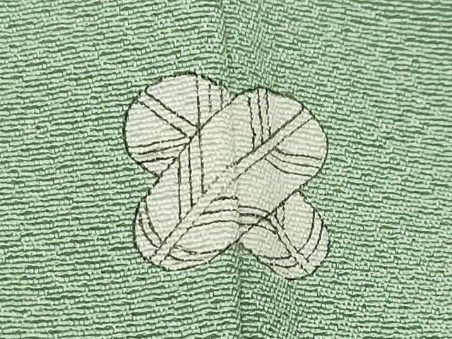 平和屋着物●上質な色無地　裏葉柳色　正絹　逸品　未使用　CABK2475gh