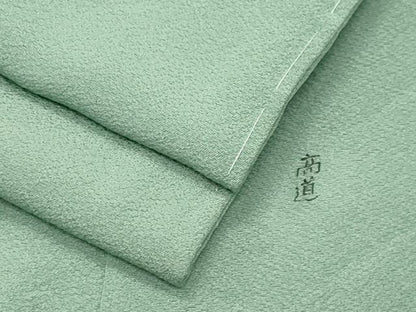 平和屋着物●上質な色無地　薄青色　正絹　逸品　未使用　CABK2478gh