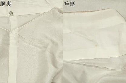 平和屋着物●上質な色無地　浅黄色　鬼しぼ縮緬　正絹　逸品　CABK2481gh