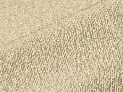 平和屋着物●上質な色無地　浅黄色　鬼しぼ縮緬　正絹　逸品　CABK2481gh