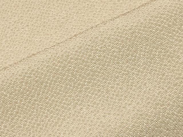 平和屋着物●上質な色無地　浅黄色　鬼しぼ縮緬　正絹　逸品　CABK2481gh