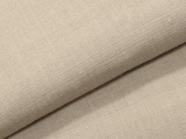 平和屋着物●結城紬　色無地　亜麻色　証紙付き　背抜き仕立て　正絹　逸品　未使用　CABK2490gh