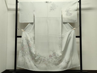 平和屋着物●中国三大刺繍　スワトウ刺繍　総刺繍　訪問着　辻が花　暈し染め　金銀彩　正絹　逸品　CABK2499gh