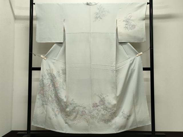 平和屋着物●中国三大刺繍　スワトウ刺繍　総刺繍　訪問着　辻が花　暈し染め　金銀彩　正絹　逸品　CABK2499gh