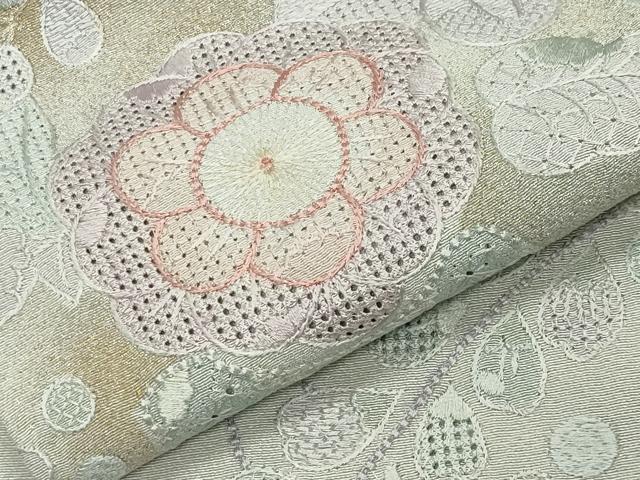 平和屋着物●中国三大刺繍　スワトウ刺繍　総刺繍　訪問着　辻が花　暈し染め　金銀彩　正絹　逸品　CABK2499gh