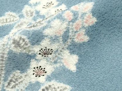 平和屋着物●京都府指定無形文化財　染色作家　小倉建亮の弟子　市瀬史郎　色留訪問着　絞り　草花文　正絹　逸品　CABK2500gh