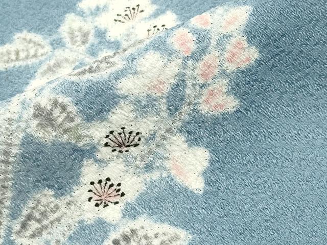平和屋着物●京都府指定無形文化財　染色作家　小倉建亮の弟子　市瀬史郎　色留訪問着　絞り　草花文　正絹　逸品　CABK2500gh