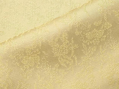 平和屋着物●上質なお召　鳳凰花唐草文　暈し染め　正絹　逸品　未使用　CABK2509gh