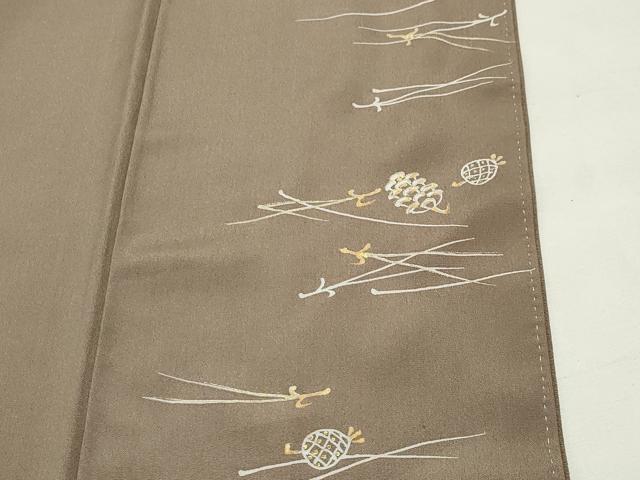 平和屋着物●訪問着　作家物　枝松文　正絹　逸品　CABK2523gh