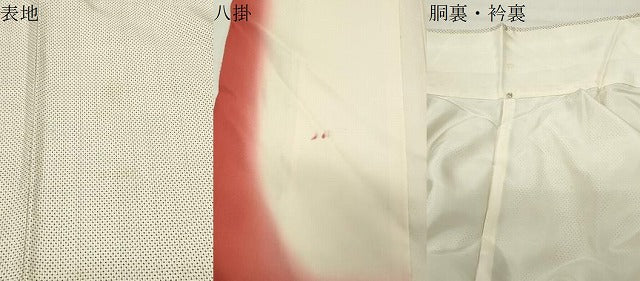 平和屋着物●本場大島紬　白大島　7マルキ　蚊絣　正絹　逸品　CABK2525gh