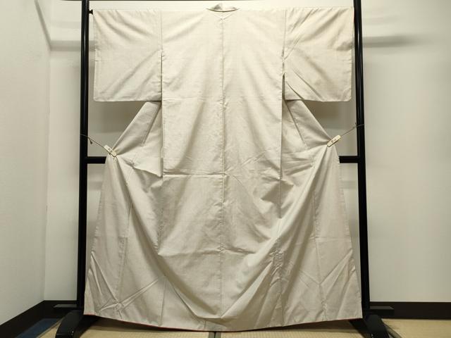 平和屋着物●本場大島紬　白大島　7マルキ　蚊絣　正絹　逸品　CABK2525gh