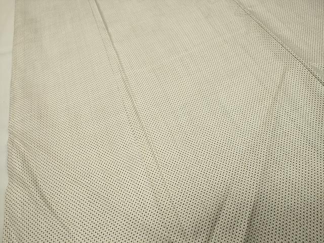 平和屋着物●本場大島紬　白大島　7マルキ　蚊絣　正絹　逸品　CABK2525gh
