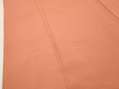 平和屋着物●上質な色無地　肉桂色　正絹　逸品　未使用　CABK2528gh