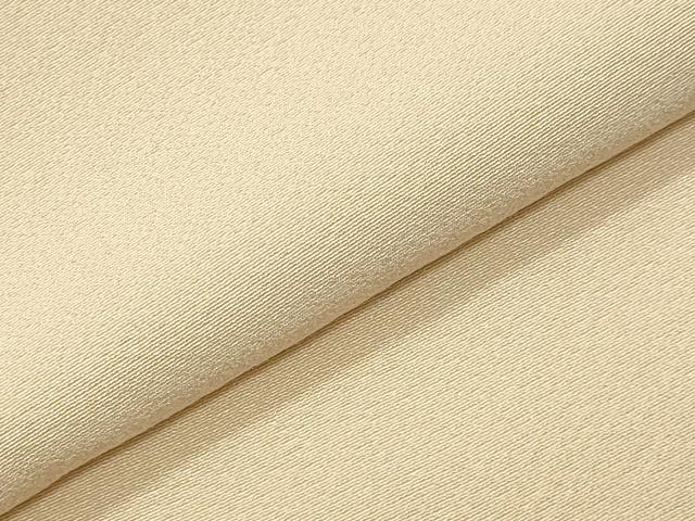 平和屋着物▼上質な色無地　練色　正絹　逸品　CABK2540gh