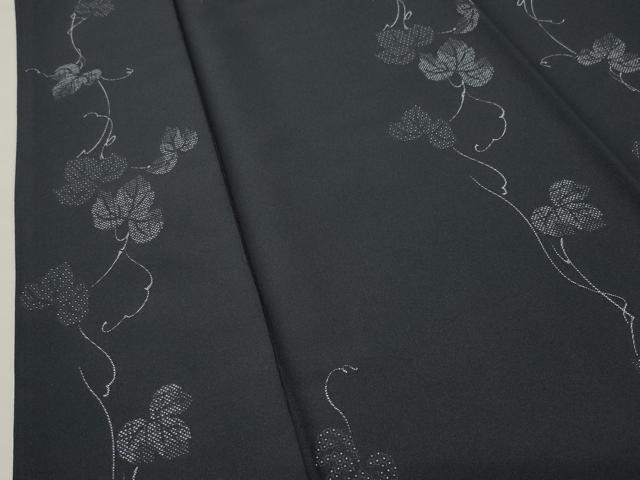 平和屋着物●小紋　蔦の葉文　ロング丈　洗える着物　CABK2541gh