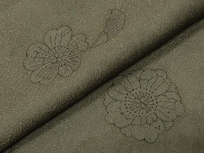 平和屋着物●上質な小紋　辻が花　正絹　逸品　CABK2569gh