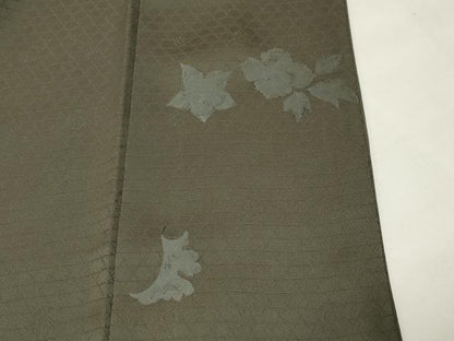 平和屋着物●上質な小紋　辻が花　正絹　逸品　CABK2569gh