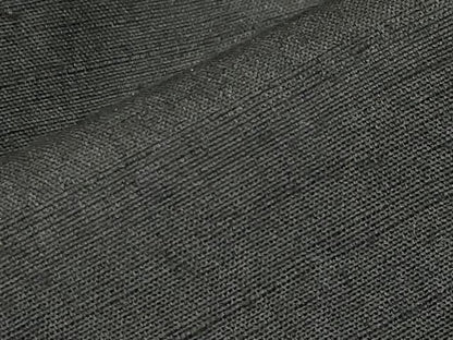平和屋着物●男性　紬地　間道　黒地　正絹　逸品　CABK2572gh