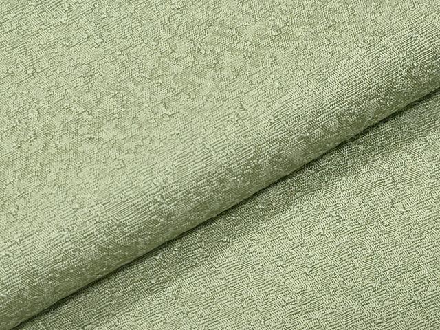 平和屋着物●上質な色無地　紋意匠　若葉色　正絹　逸品　未使用　CABK2575gh