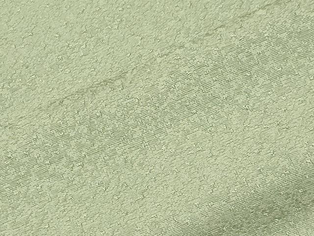 平和屋着物●上質な色無地　紋意匠　若葉色　正絹　逸品　未使用　CABK2575gh